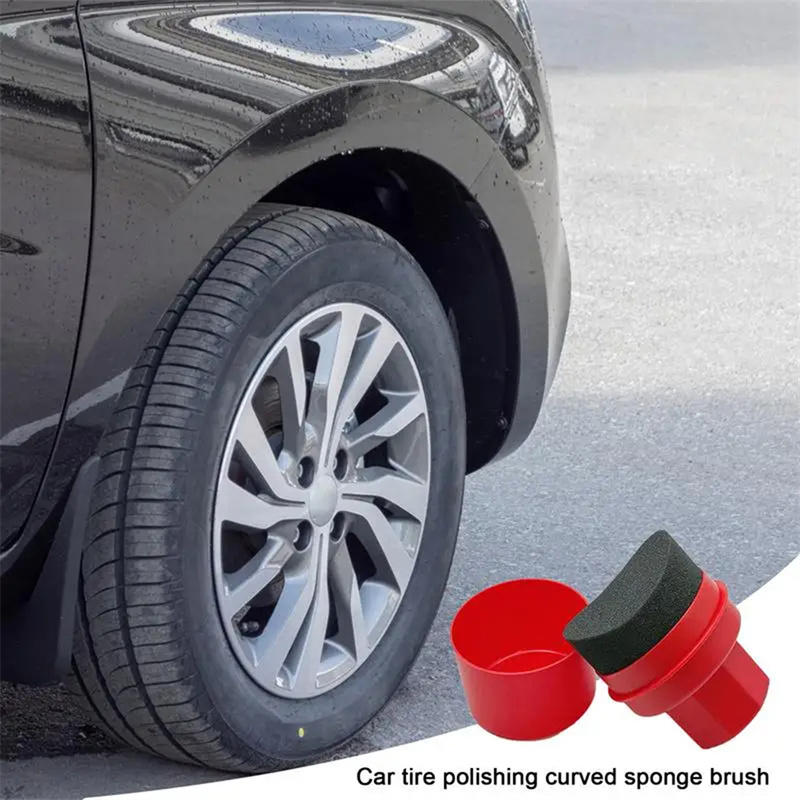 Wax Applicator Pad - Esponja Curva para Polimento de Pneus