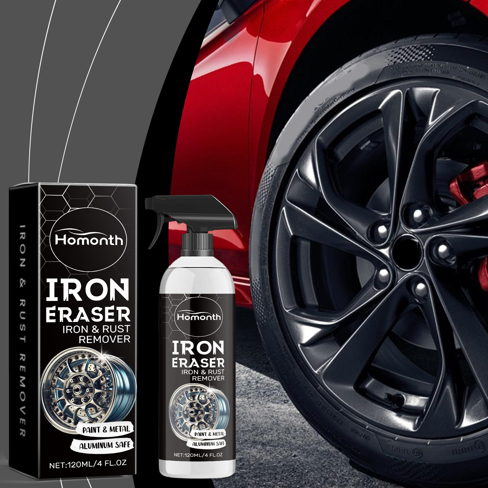 Wheel Cleaner Alloy - Spray Removedor de Ferrugem para Rodas