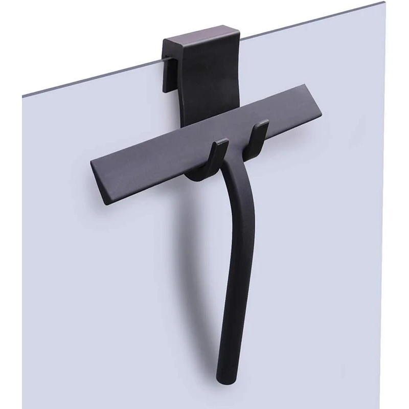 Glass Cleaner Streak - Raspador de Silicone Preto Fosco para