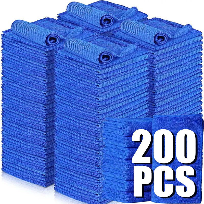 Microfiber Towel Detailing - 10/200 pçs toalhas de limpeza de