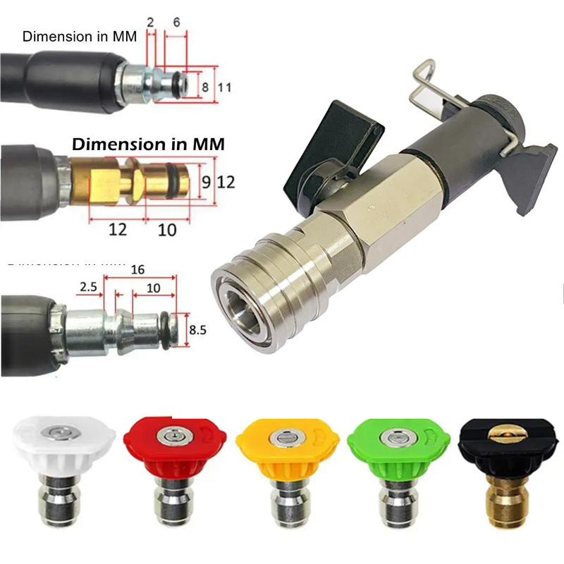 Pressure Washer Foam Gun - Kit de Válvula de Esfera de