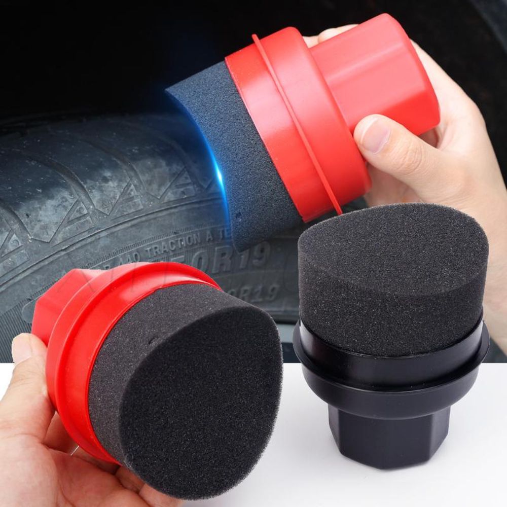 Wax Applicator Pad - Esponja Curva para Polimento de Pneus