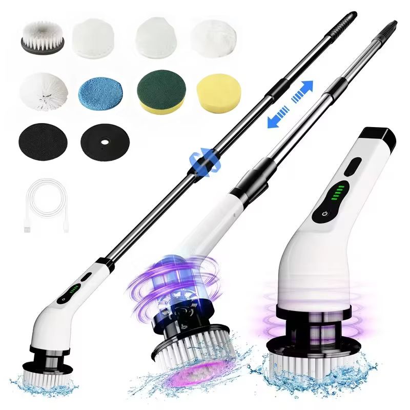 Car Cleaning Brush - Escova Elétrica Sem Fio, Escova Rotativa