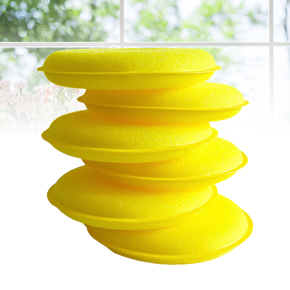 Wax Applicator Pad - Kit com 6 Esponjas para Polimento