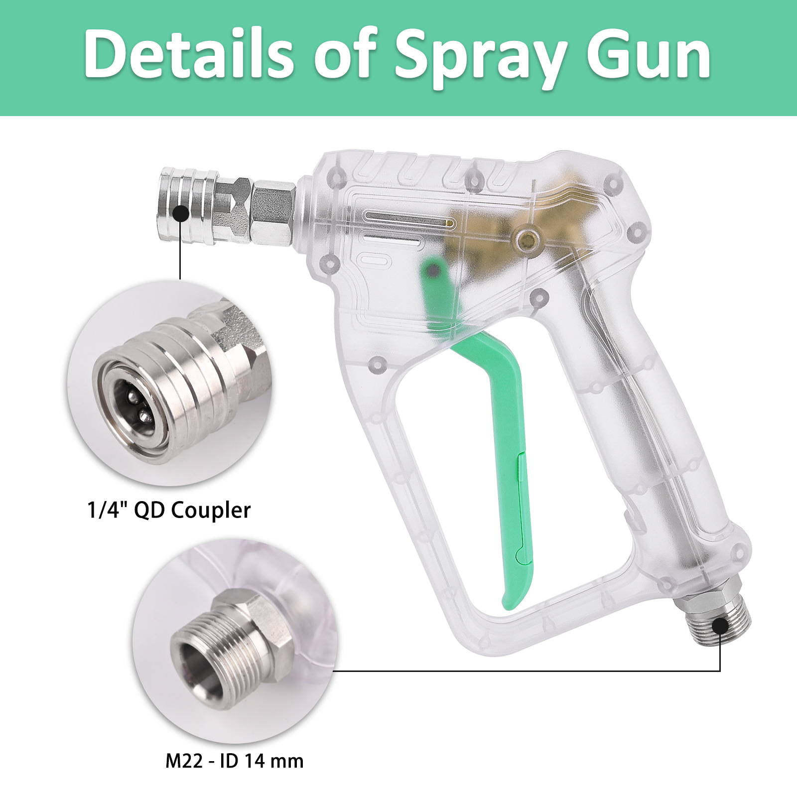 Pistola de Lavagem de Alta Pre - Pressure Washer Foam Gun avaliação e preço