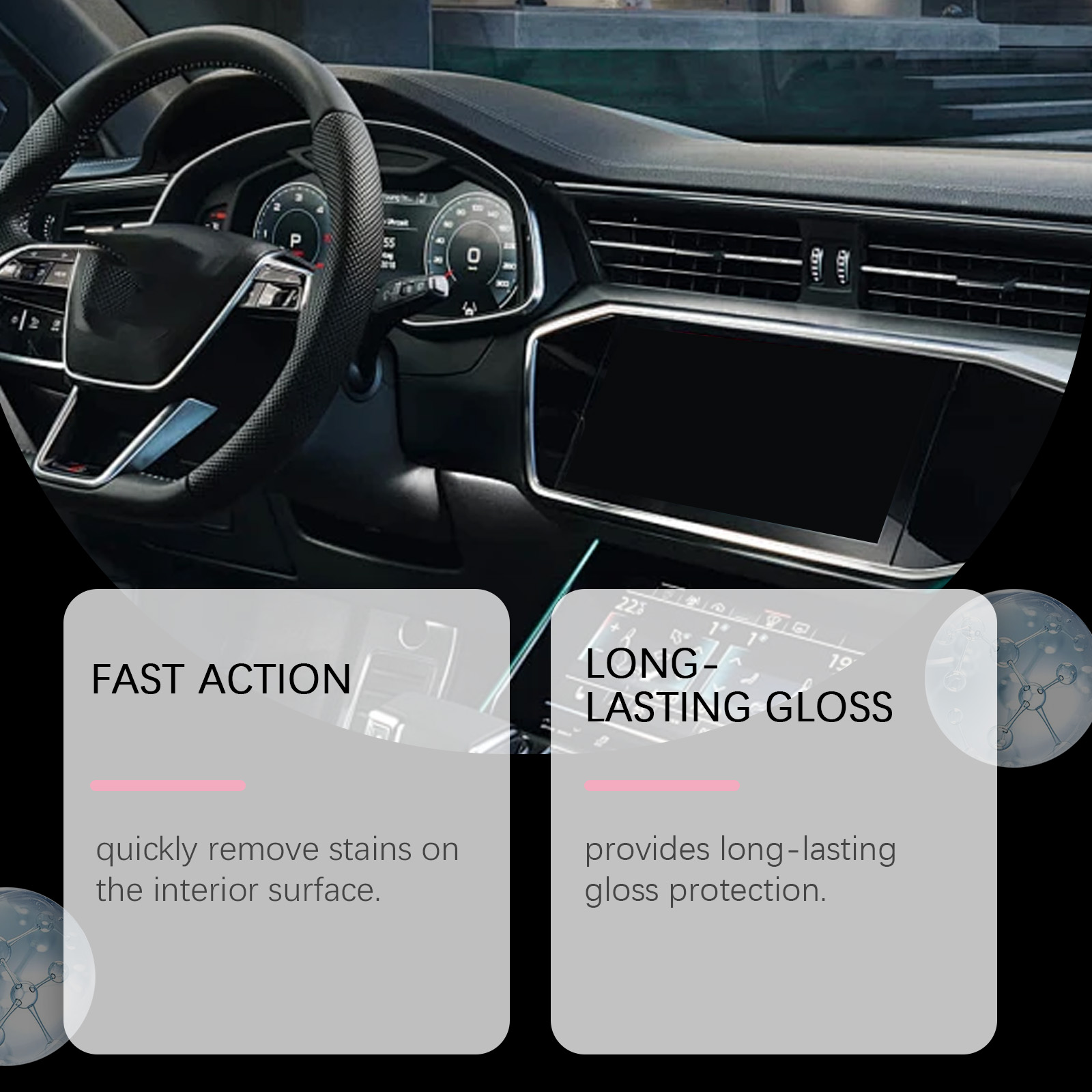 100ml auto interior polonês br - Leather Cleaner Interior avaliação e preço