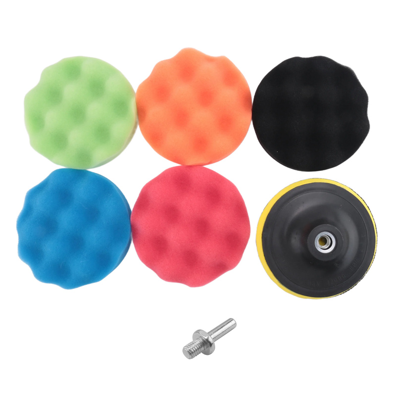 ABJA-8Pcs/set conjunto de almo - Polish Pad Set Buffer avaliação e preço