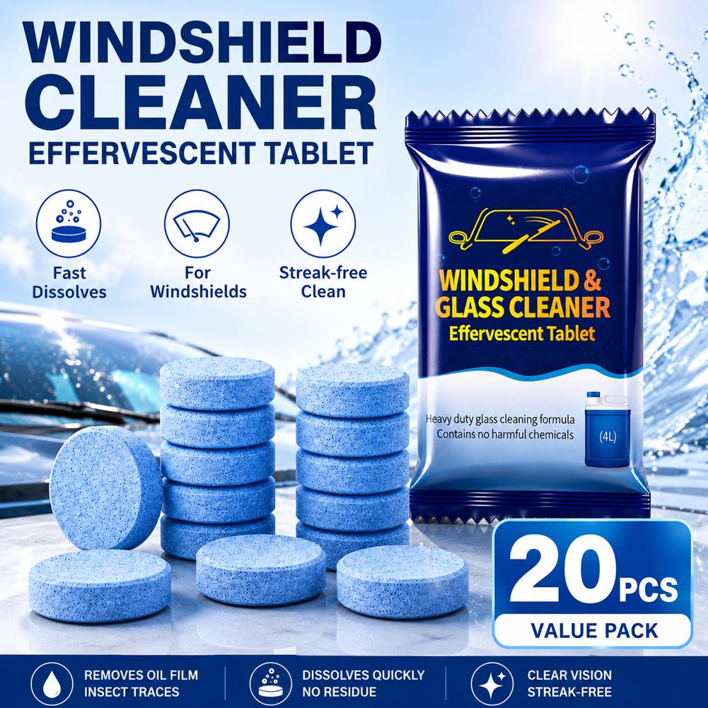 Pastilhas Efervescentes para L - Glass Cleaner Streak avaliação e preço