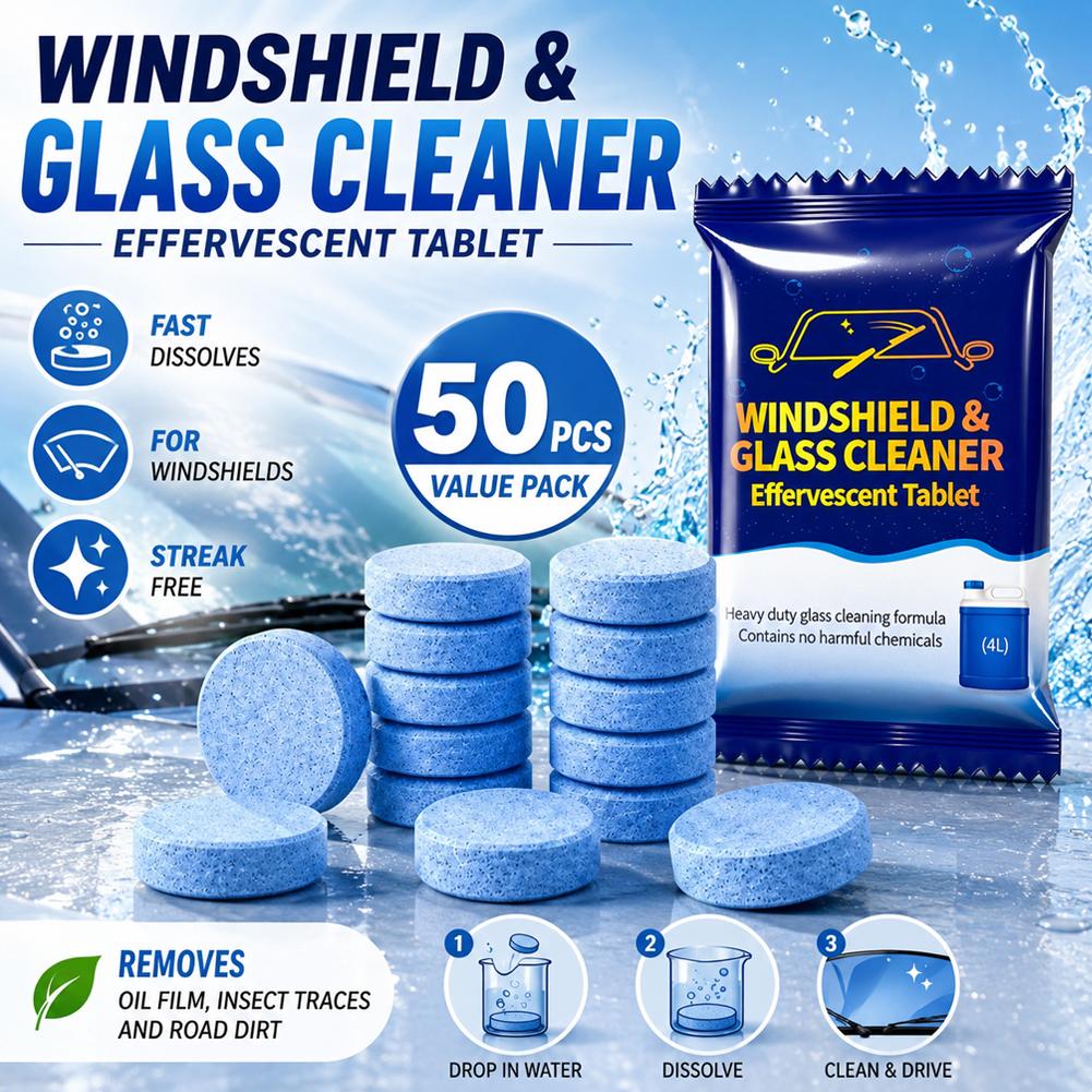 Pastilhas Efervescentes para L - Glass Cleaner Streak avaliação e preço