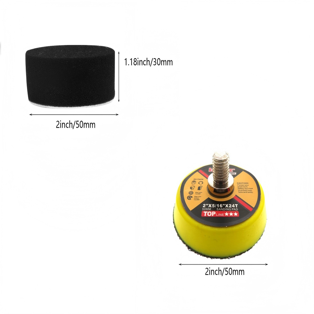 2 Polegada 50mm kit de disco d - Polish Pad Set Buffer avaliação e preço