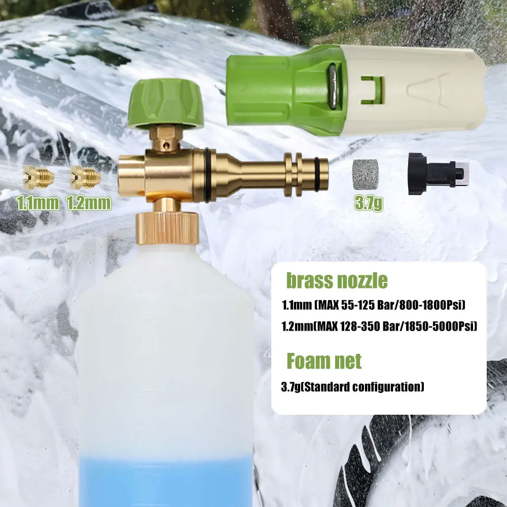 Pistola de espuma de alumínio  - Pressure Washer Foam Gun avaliação e preço
