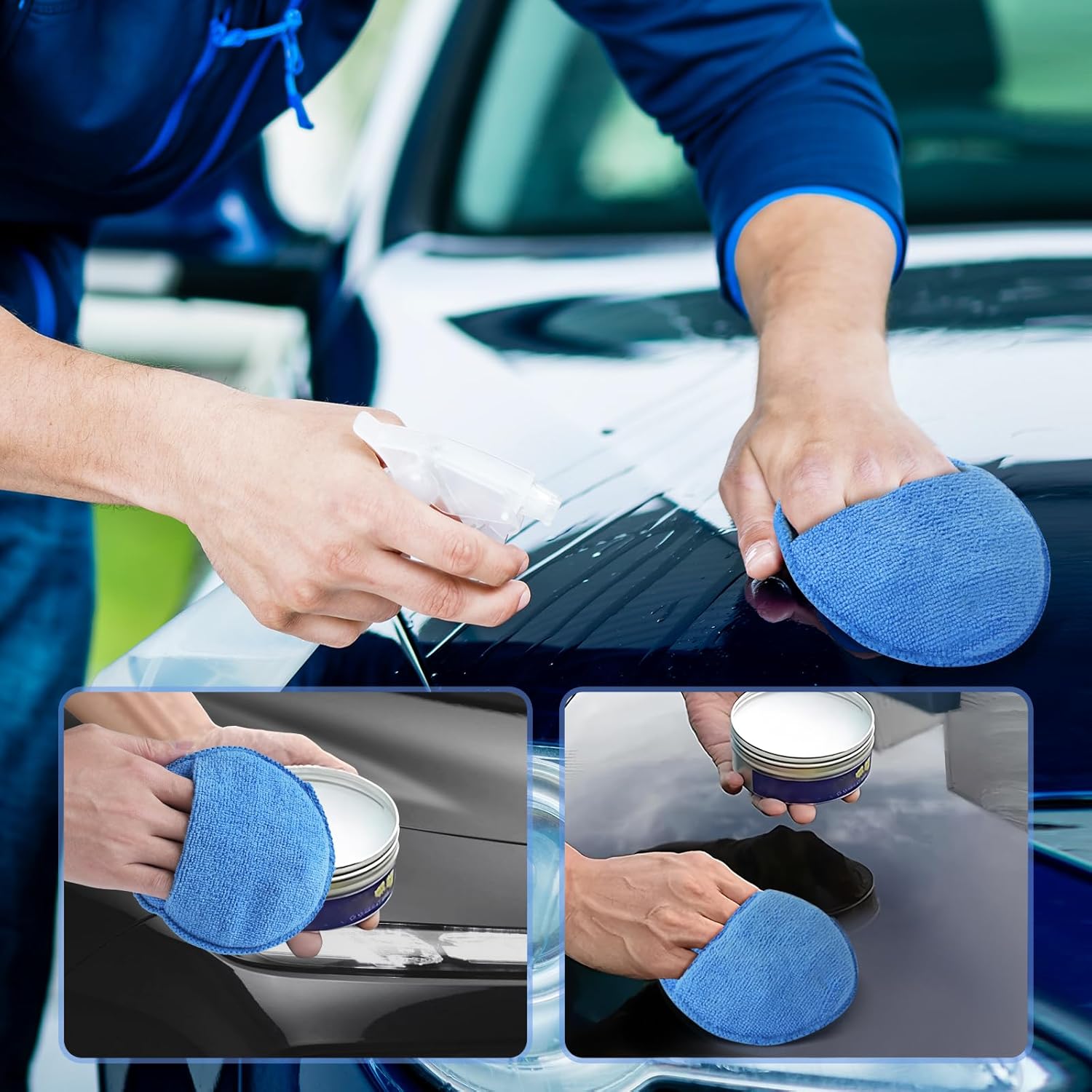 Esponja de Limpeza Automotiva, - Wax Applicator Pad avaliação e preço