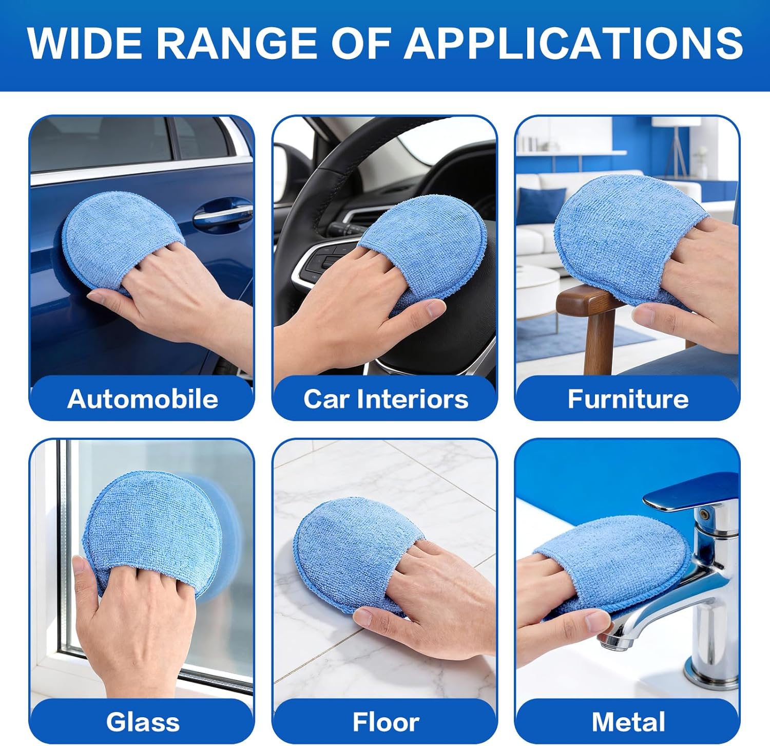 Esponja de Limpeza Automotiva, - Wax Applicator Pad avaliação e preço