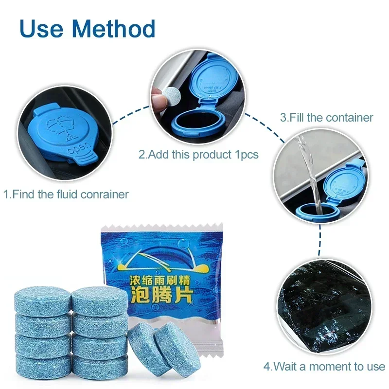 Pastilhas Efervescentes Concen - Glass Cleaner Streak avaliação e preço