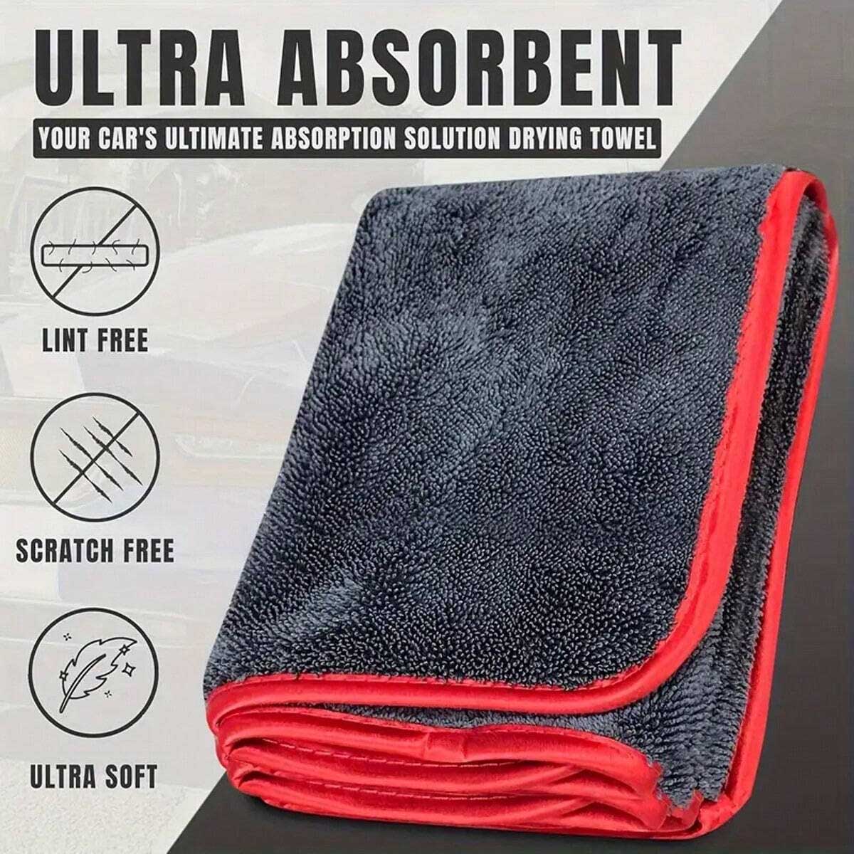 Toalha de microfibra superabso - Microfiber Towel Detailing avaliação e preço
